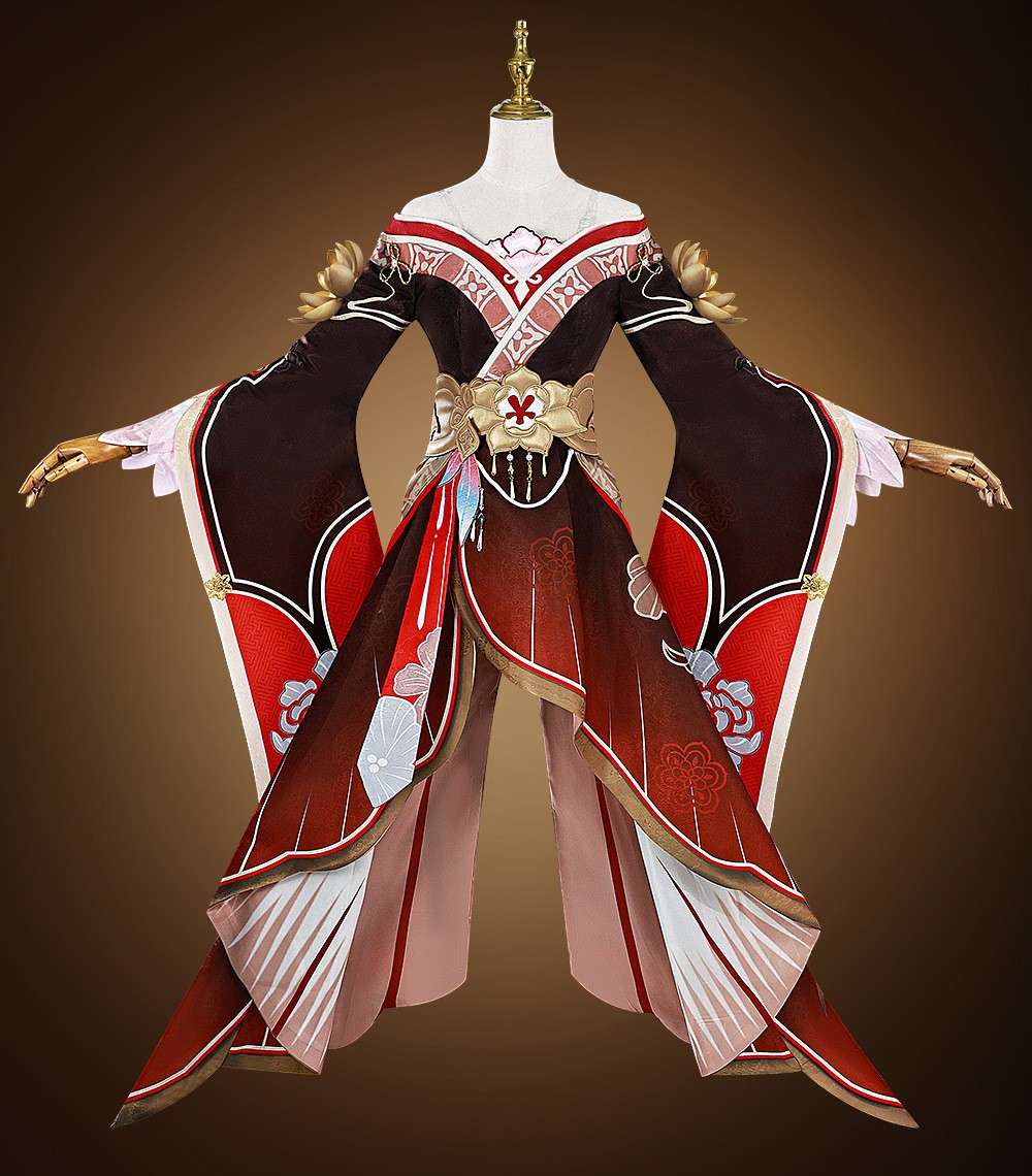 Fugue Tingyun cosplay costume front view with full accessories