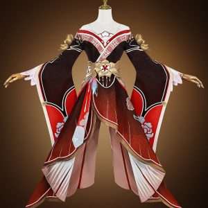 Fugue Tingyun cosplay costume front view with full accessories