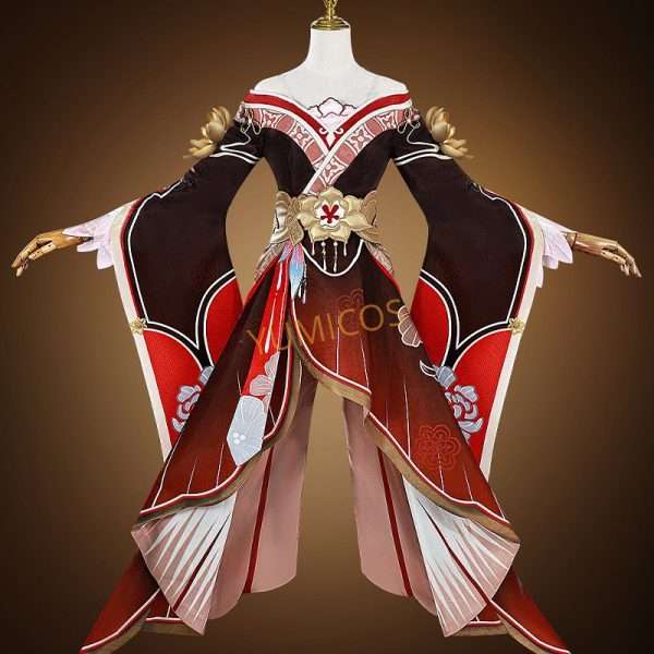 Fugue Tingyun cosplay costume front view with full accessories