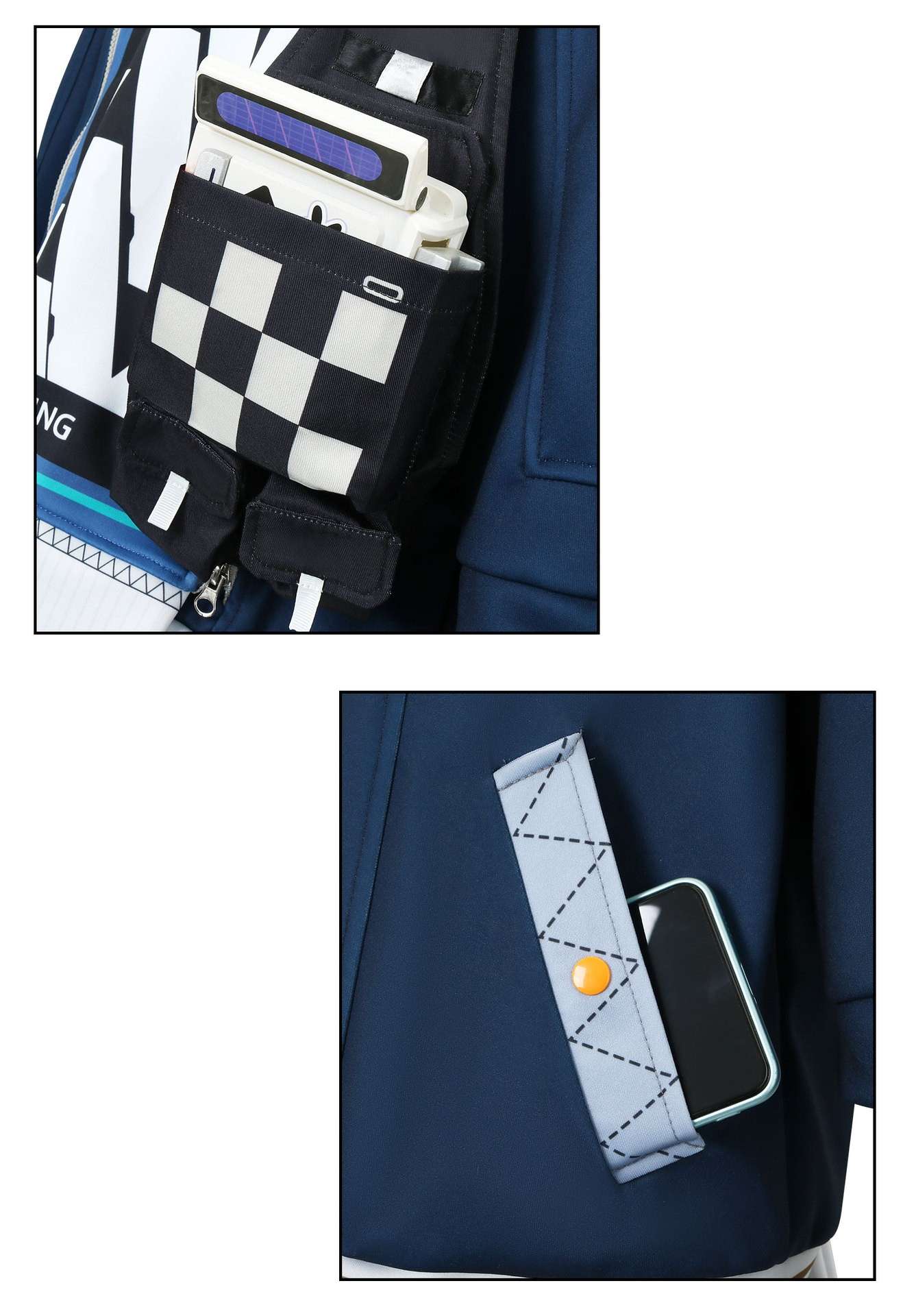 Wise Cosplay Costume Detail View – Zenless Zone Zero