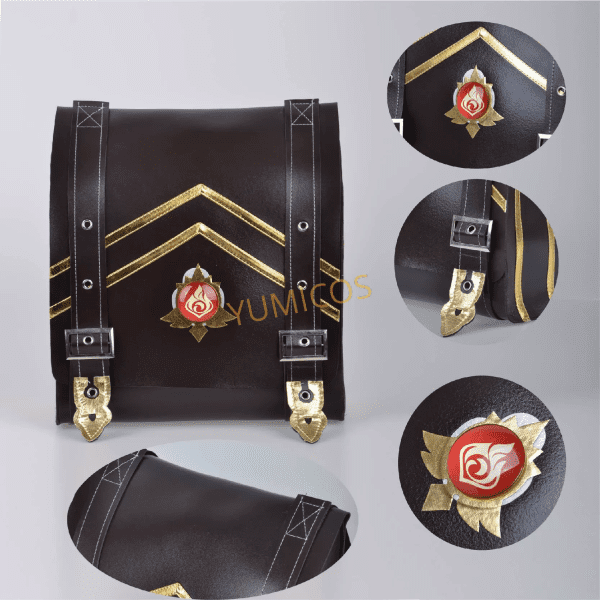 Klee Cosplay hátizsák - Piros hátizsák Genshin Impact Cosplayhez