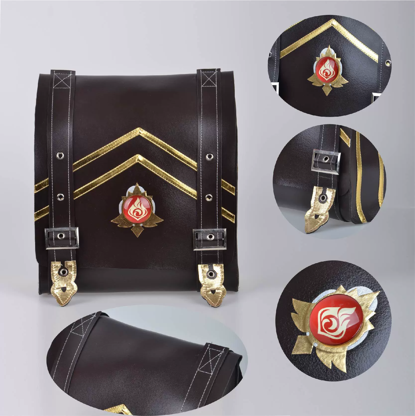 Klee Cosplay Backpack – Red Backpack for Genshin Impact Cosplay
