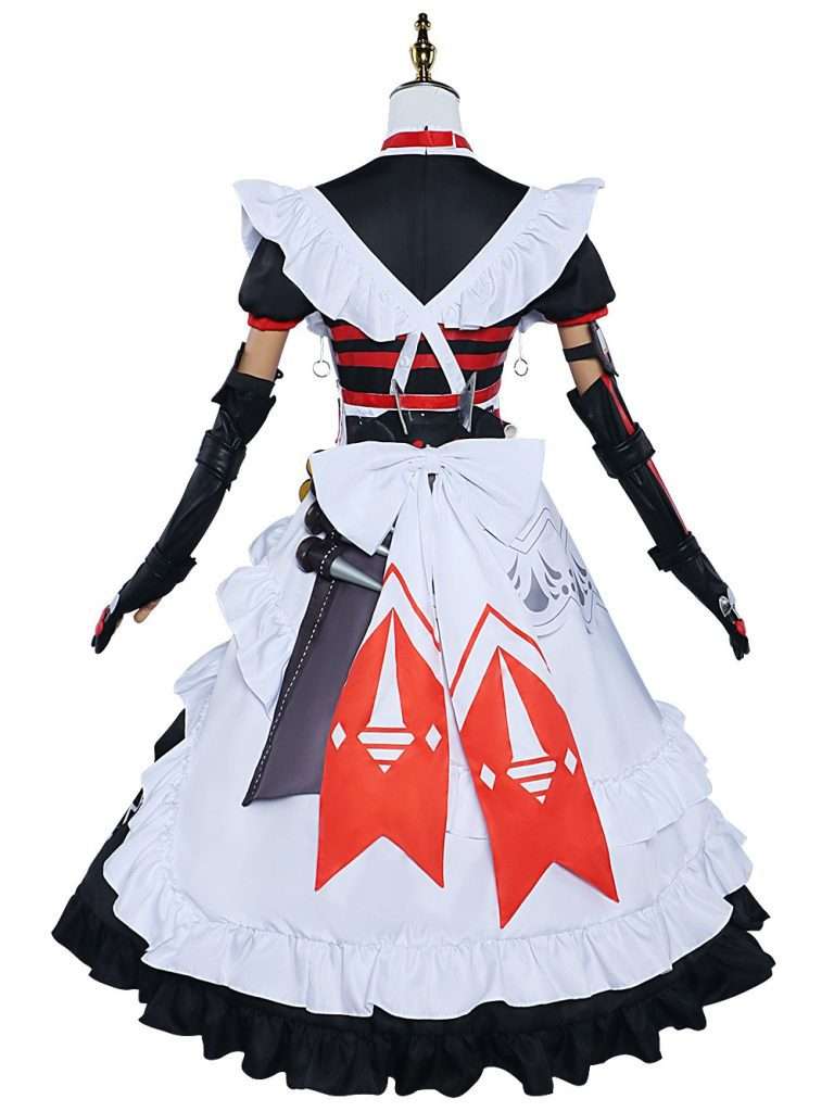  Alexandrina Sebastiane Cosplay Costume Back View from Zenless Zone Zero