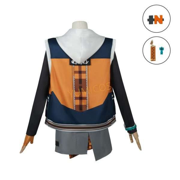 Back view of Zenless Zone Zero Belle cosplay costume