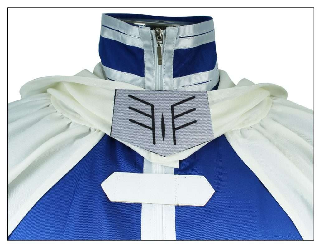 Close-up detail of Himmel cosplay costume – Frieren: Beyond Journey’s End