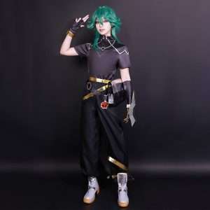 Heartsteel Ezreal cosplay costume from League of Legends – front view