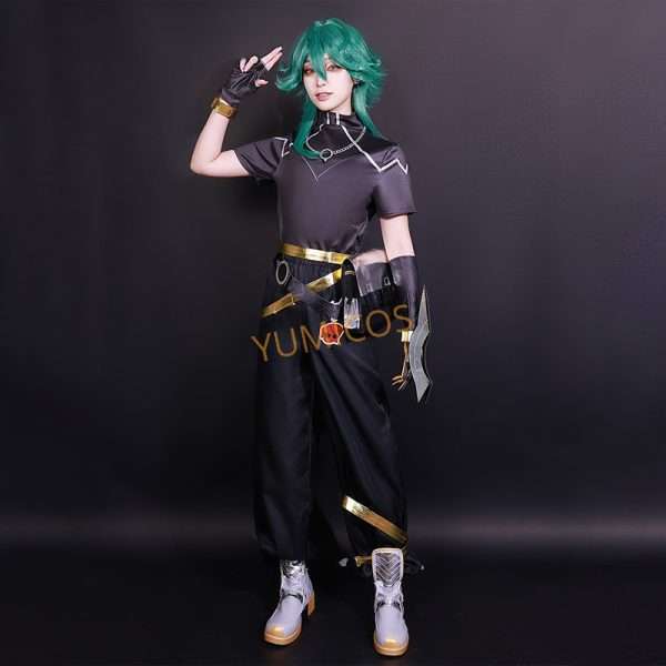 Heartsteel Ezreal cosplay costume from League of Legends – front view