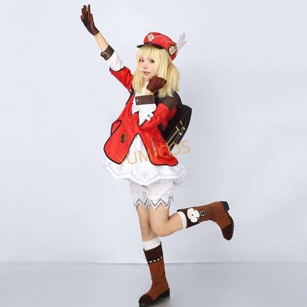Klee Cosplay Costume from Genshin Impact – Front View