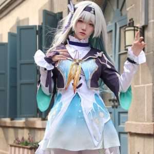 Front view of Lumine Cosplay Costume from Genshin Impact