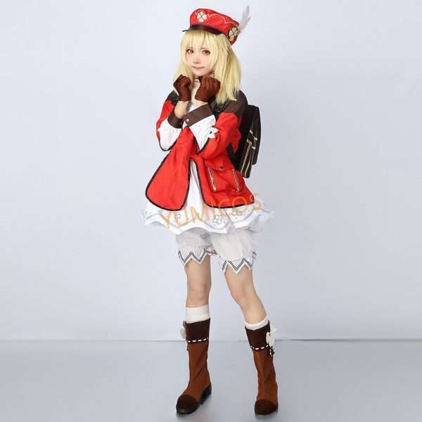 Klee Cosplay Costume from Genshin Impact – Front View