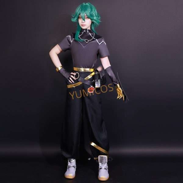 Heartsteel Ezreal cosplay costume from League of Legends – front view