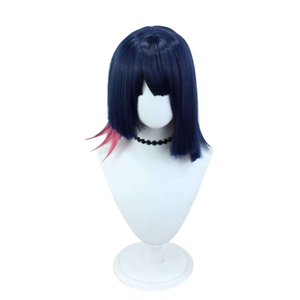 Front view of Ellen Joe cosplay wig, showcasing the natural look