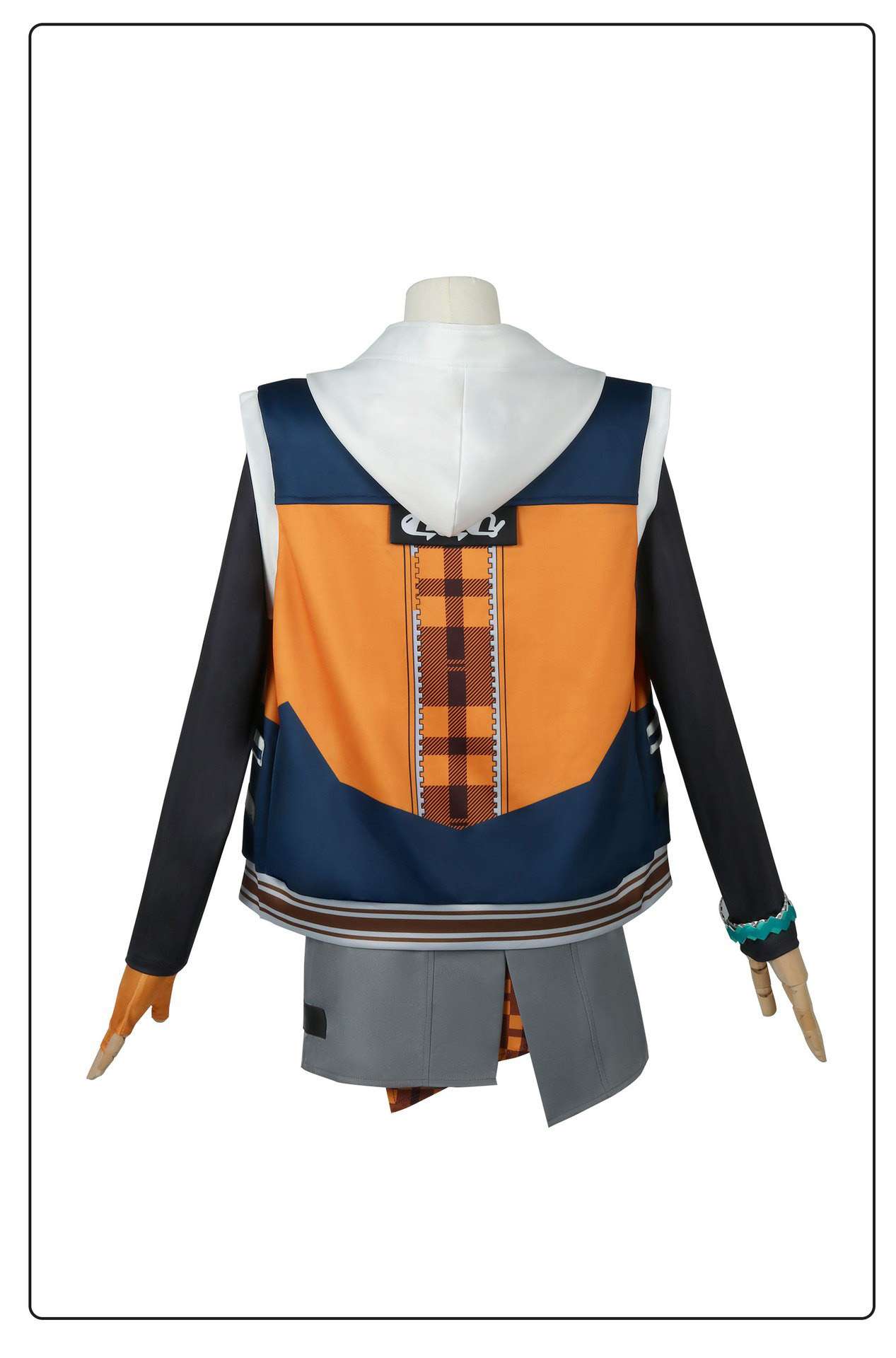 Back view of Zenless Zone Zero Belle cosplay costume