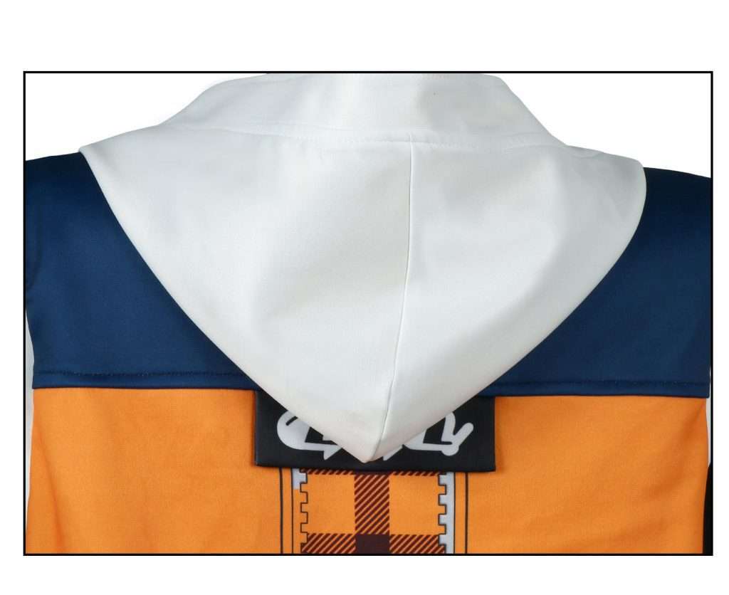 Detailed close-up of Belle's cosplay accessories and outfit.