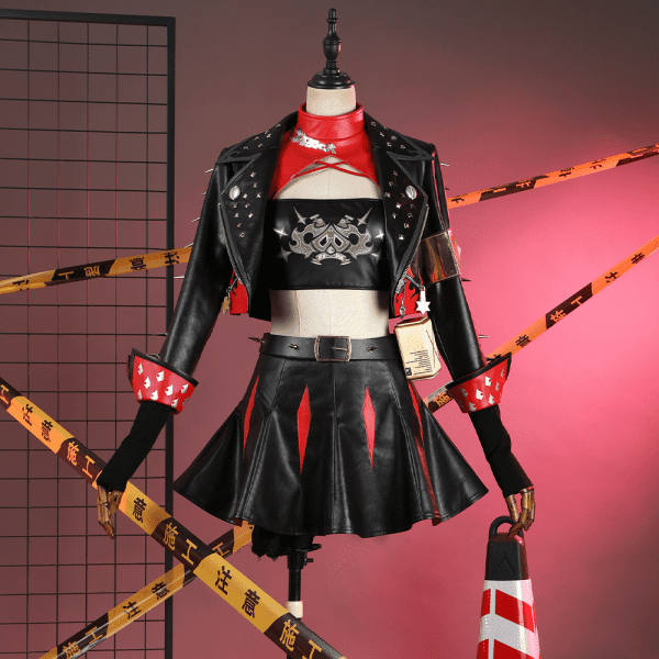 Burnice Whita Cosplay Costume Front, featuring full outfit with intricate design