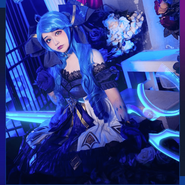 Front view of Gwen Cosplay Costume from League of Legends