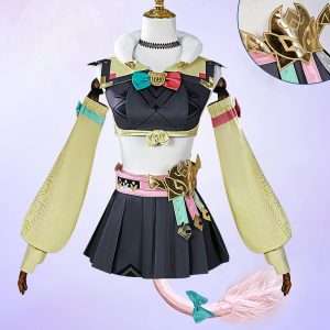 Varesa Cosplay Costume Front View – Genshin Impact