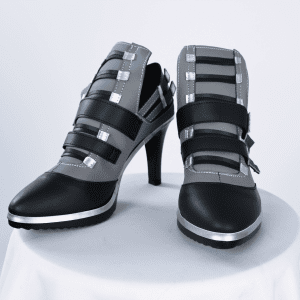 Tsukishiro Yanagi Z Cosplay Shoes Front View – Zenless Zone Zero