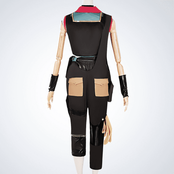 League of Legends Arcane Season 2 Jinx Cosplay Costume Back View