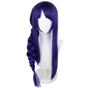 Raiden Shogun Cosplay Wig – Genshin Impact Inspired