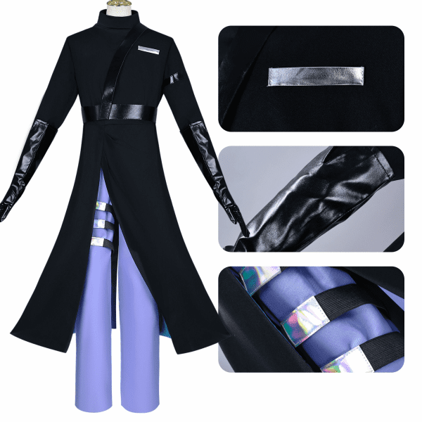 YumiCos Ivannn Cosplay Costume Front View - Black Sorrow Inspired Design