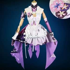 Honkai Star Rail Castorice Cosplay Costume Front View - Official Inspired Design