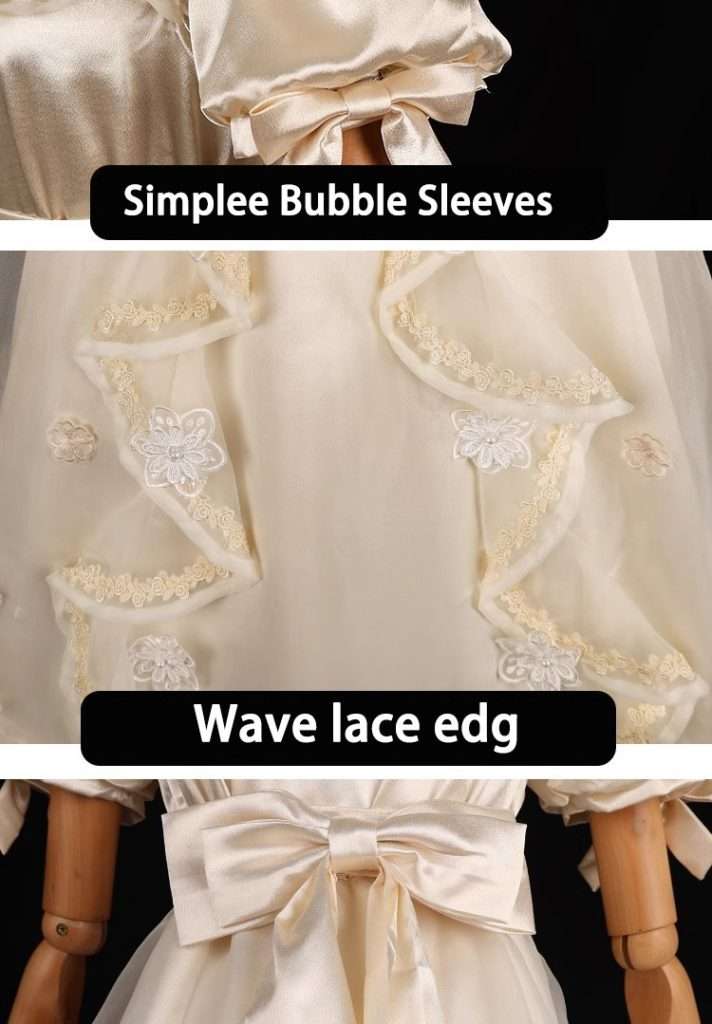 Identity V Little Girl Eurydice Cosplay Costume Detail View