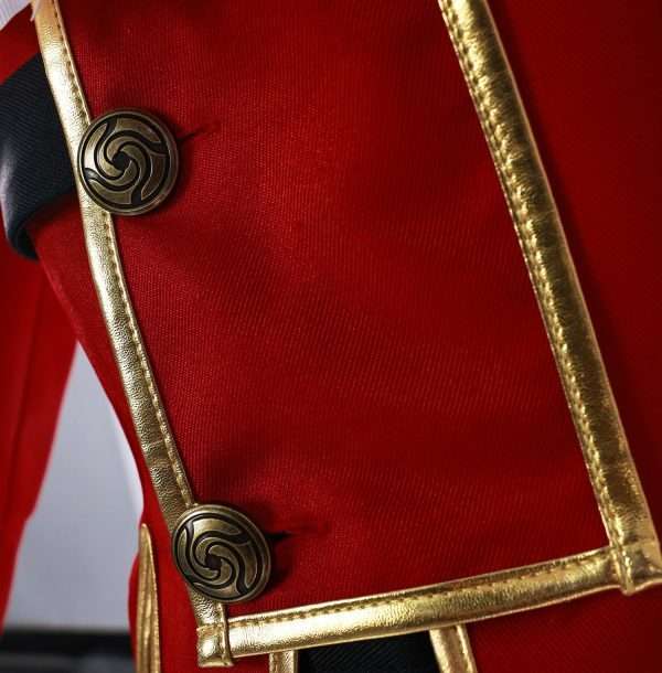 Red Mage Cosplay Costume Detail View – Final Fantasy XIV