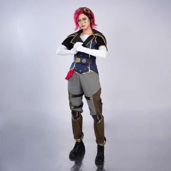 Vi Cosplay Costume Front View – League of Legends Arcane Season 2