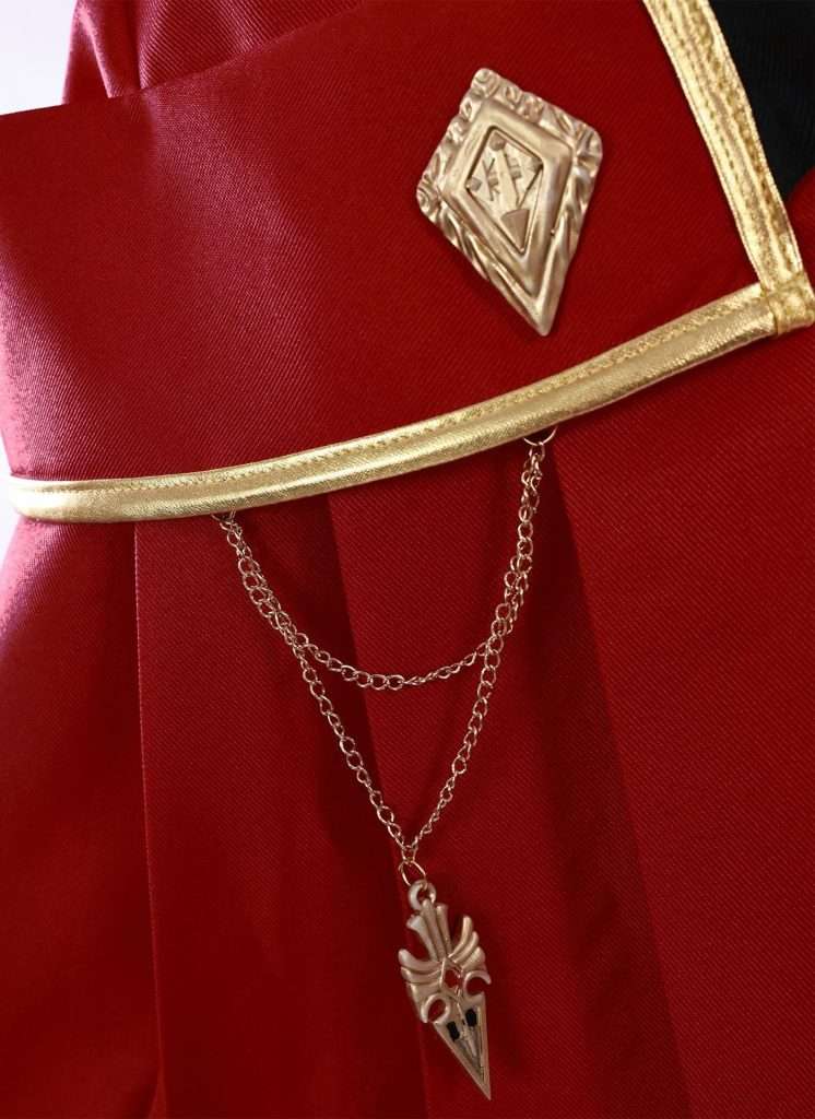 Red Mage Cosplay Costume Detail View – Final Fantasy XIV