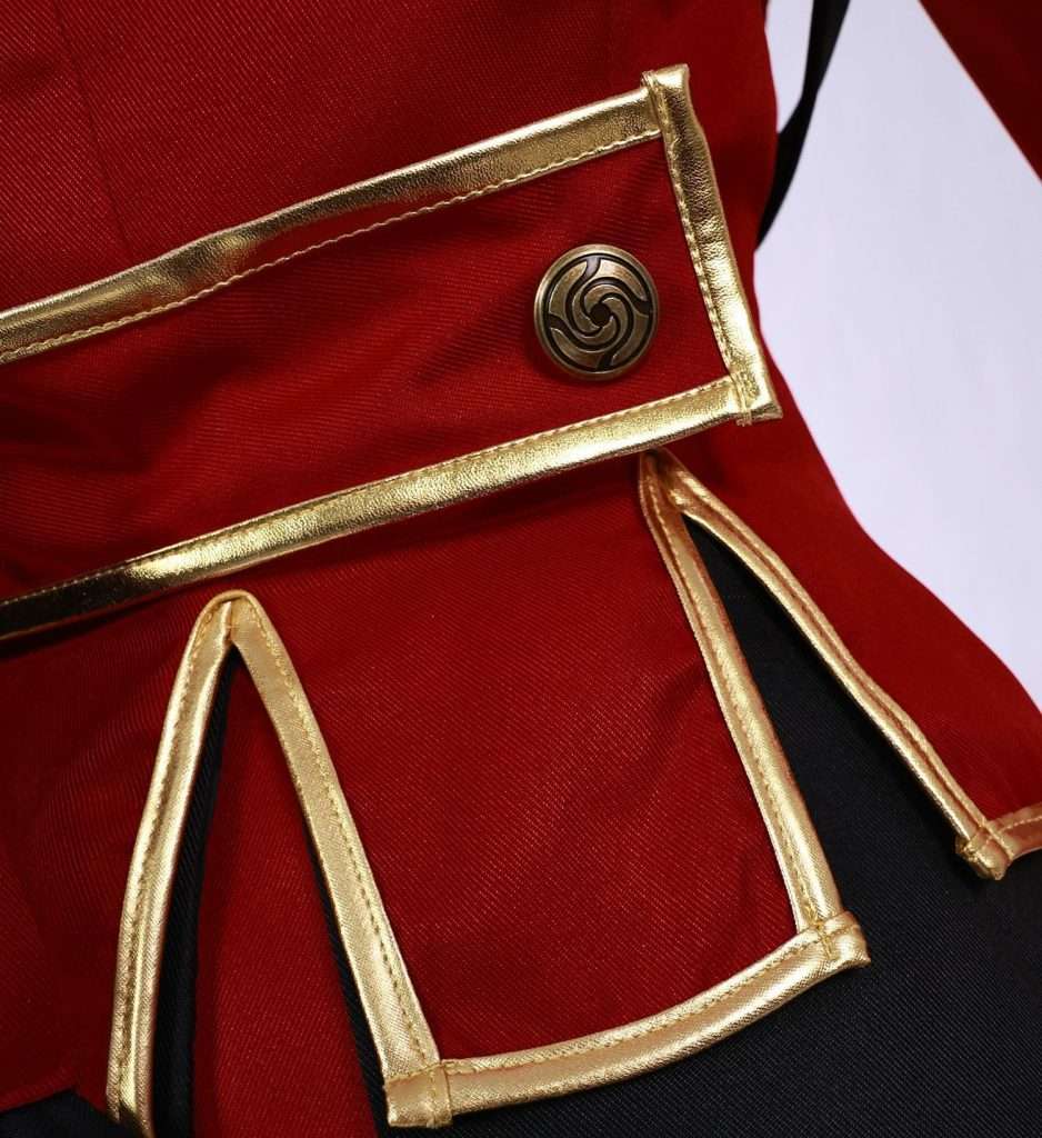 Red Mage Cosplay Costume Detail View – Final Fantasy XIV