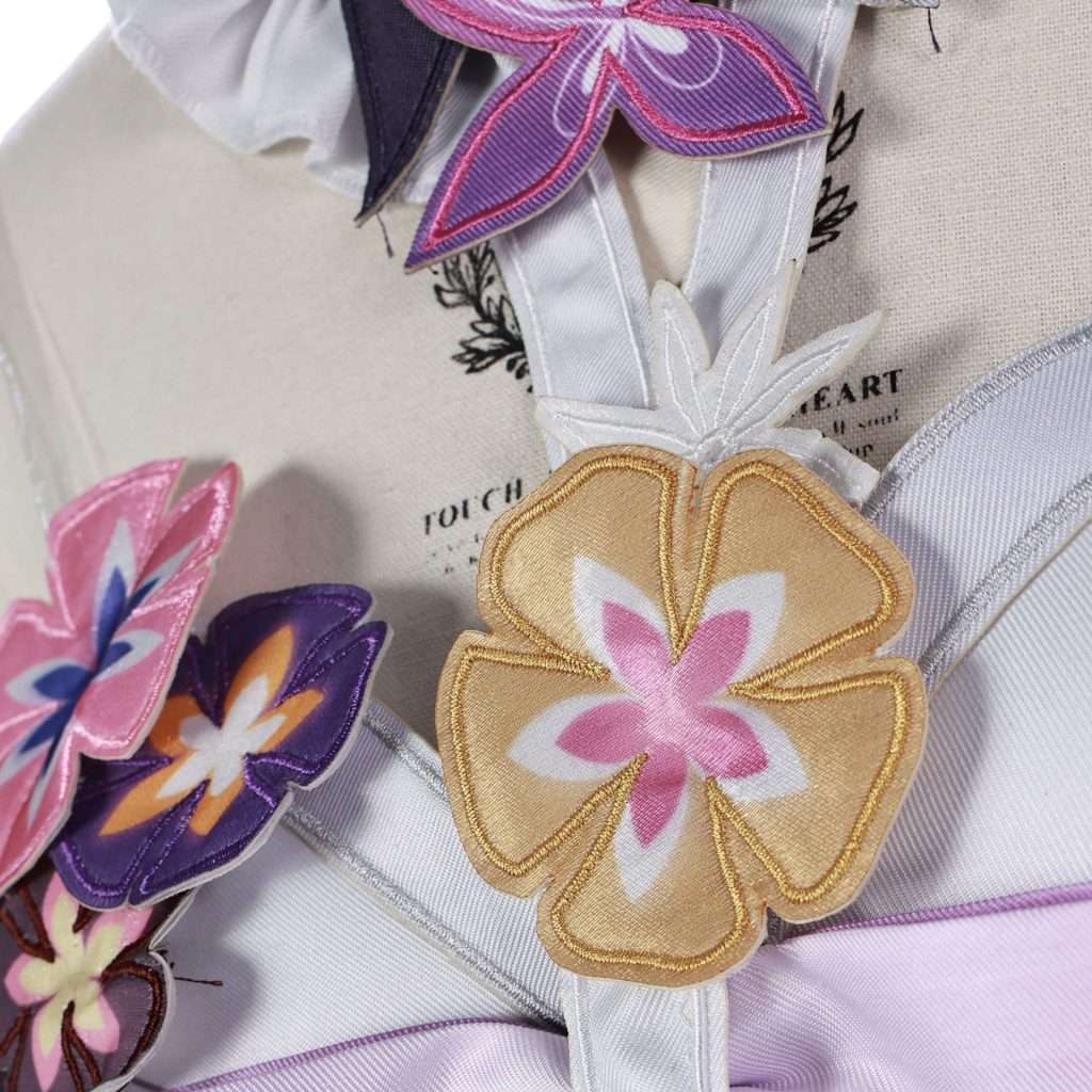 Honkai Star Rail Castorice Castorice Cosplay jelmez Close-Up részletek - Kiváló minőségű kézműves munka