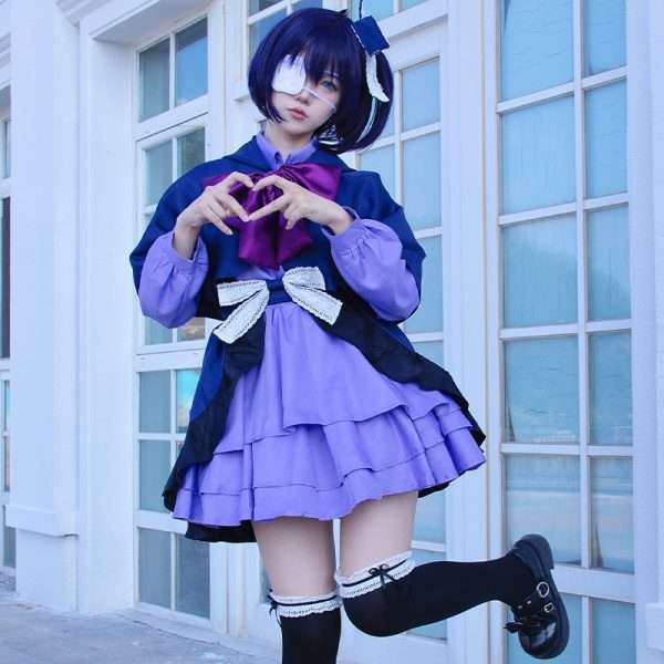 Front view of Takanashi Rikka Cosplay Costume from Love, Chunibyo & Other Delusions