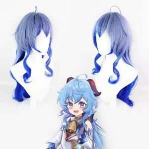 Ganyu Cosplay Wig – Genshin Impact Inspired