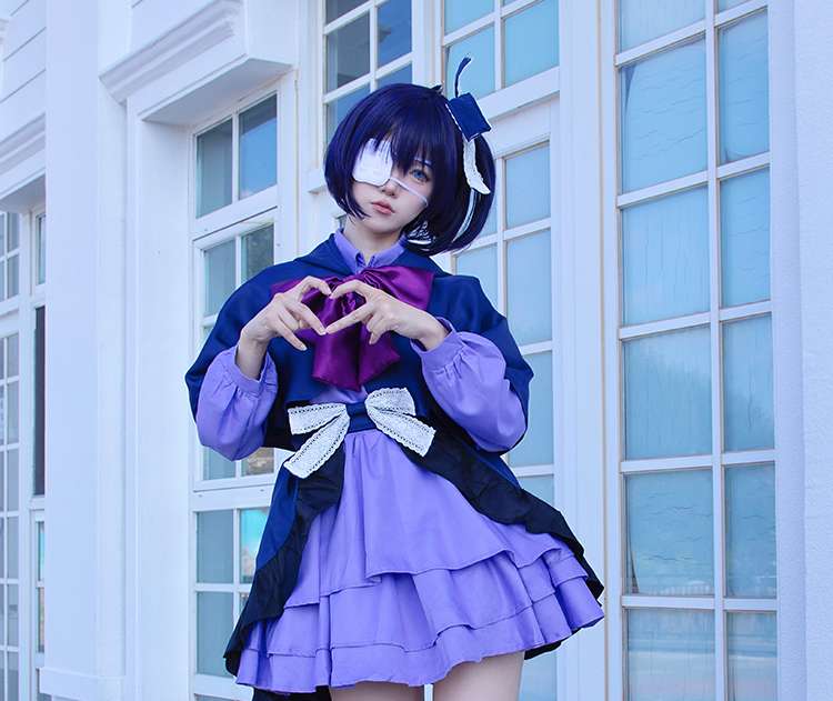  Front view of Takanashi Rikka Cosplay Costume from Love, Chunibyo & Other Delusions