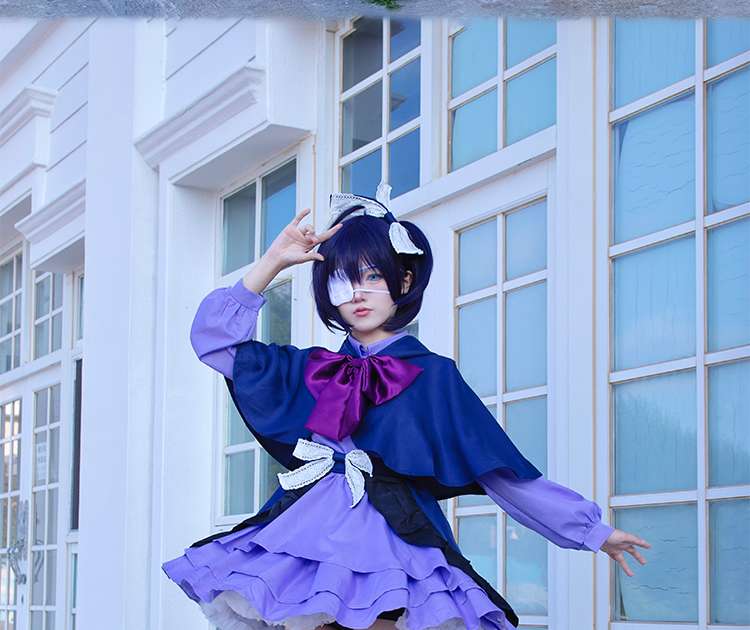 Front view of Takanashi Rikka Cosplay Costume from Love, Chunibyo & Other Delusions
