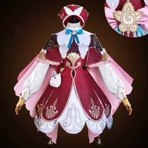 Front view of Hyacine Cosplay Costume from Honkai: Star Rail