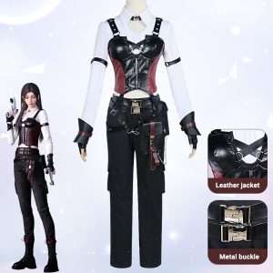 Front view of Love and DeepSpace DeepSpace Hunter Cosplay Costume