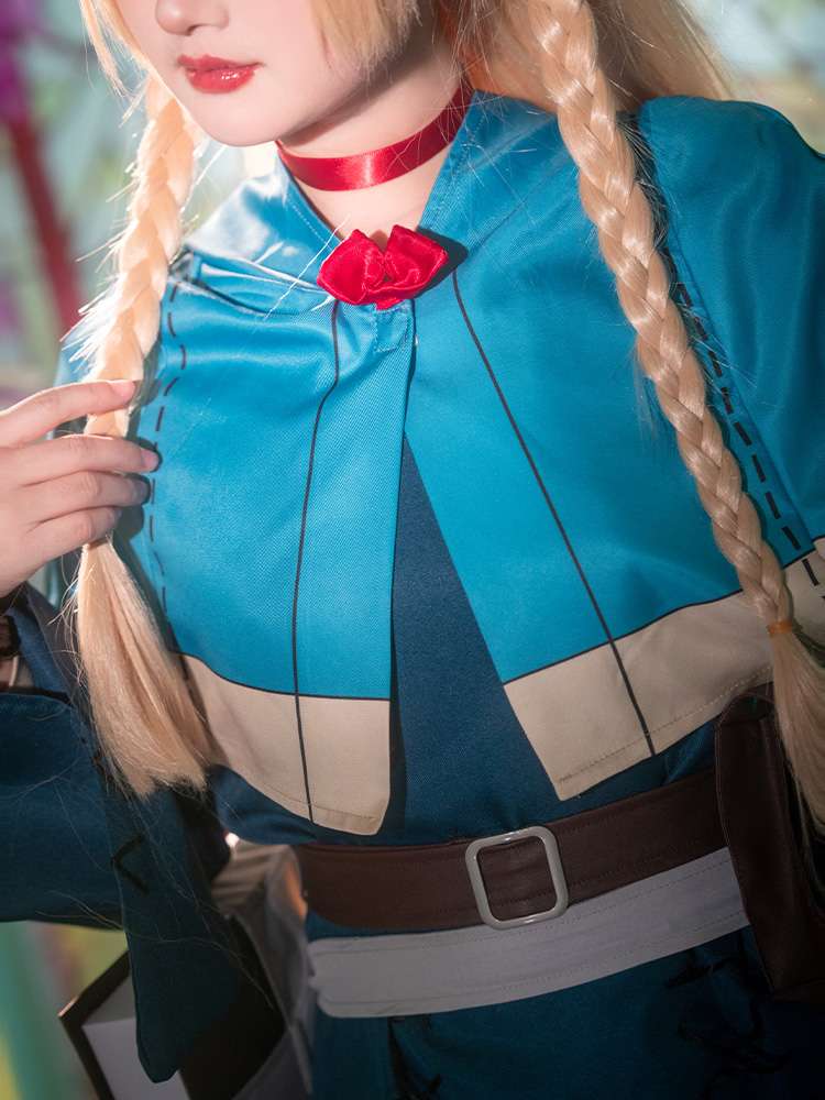 Marcille costume collar, fabric and accessories