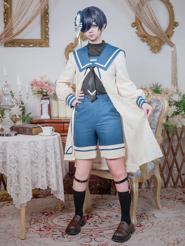 Ciel cosplay jelmez elölnézetből a Black Butlerből