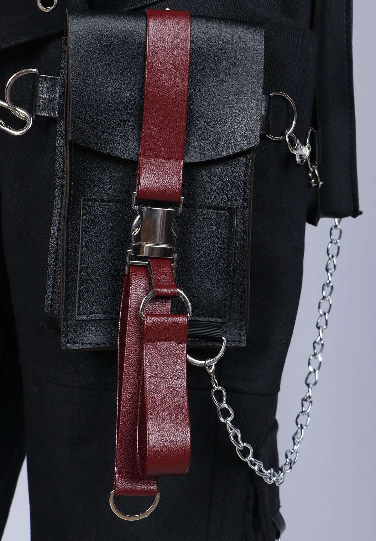 Grande plano de Love e DeepSpace Detalhes do fato de cosplay de DeepSpace Hunter
