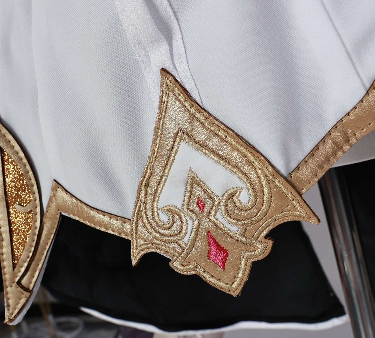 Close-up of Escoffier Cosplay Costume details