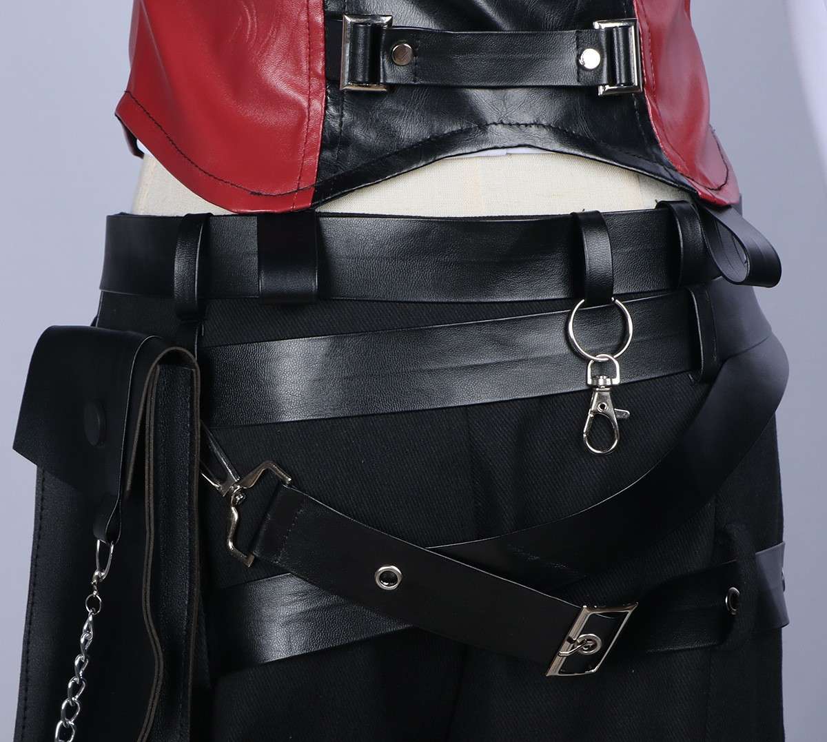 Grande plano de Love e DeepSpace Detalhes do fato de cosplay de DeepSpace Hunter