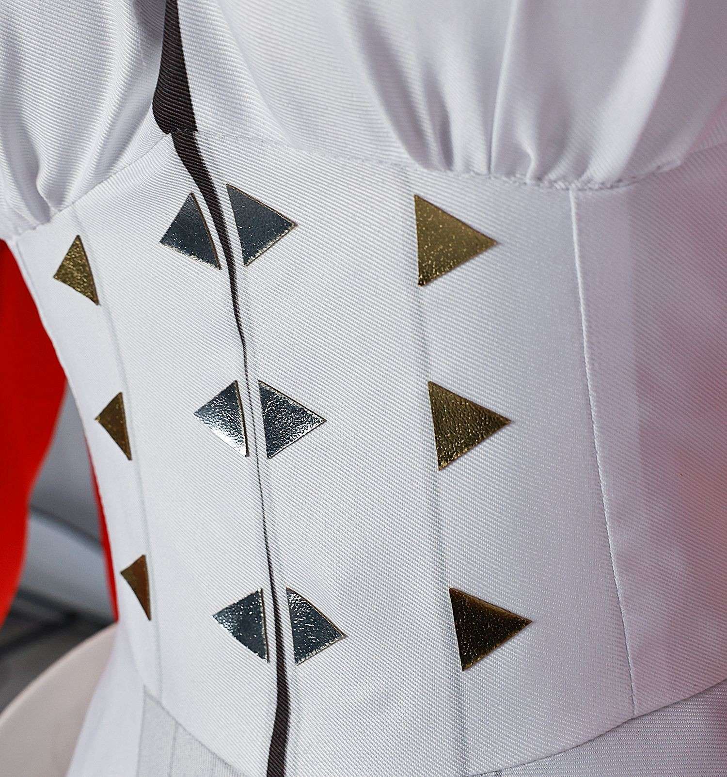Showcasing the detailed parts of the Astra Yao Cosplay Costume