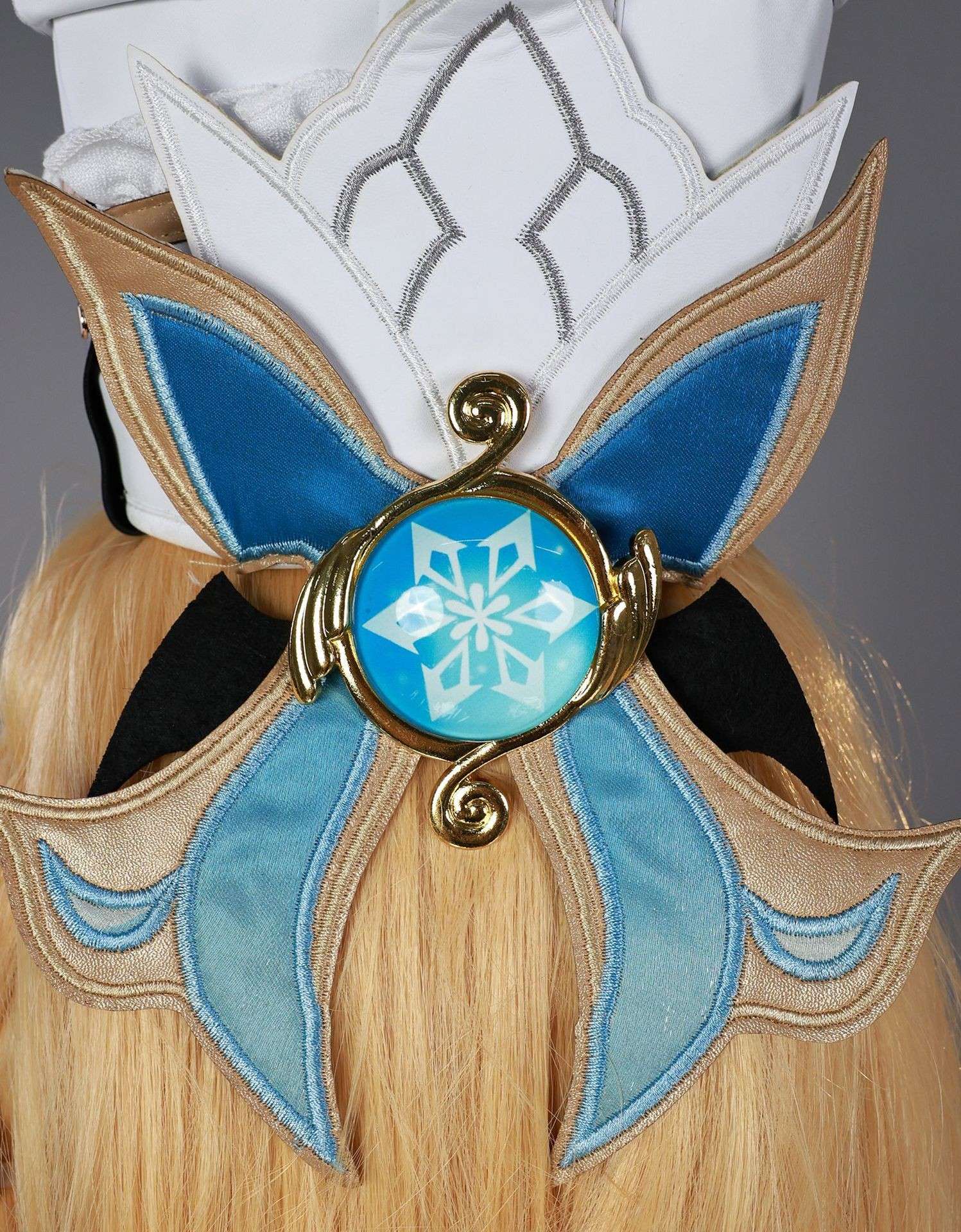 Close-up of Escoffier Cosplay Costume details