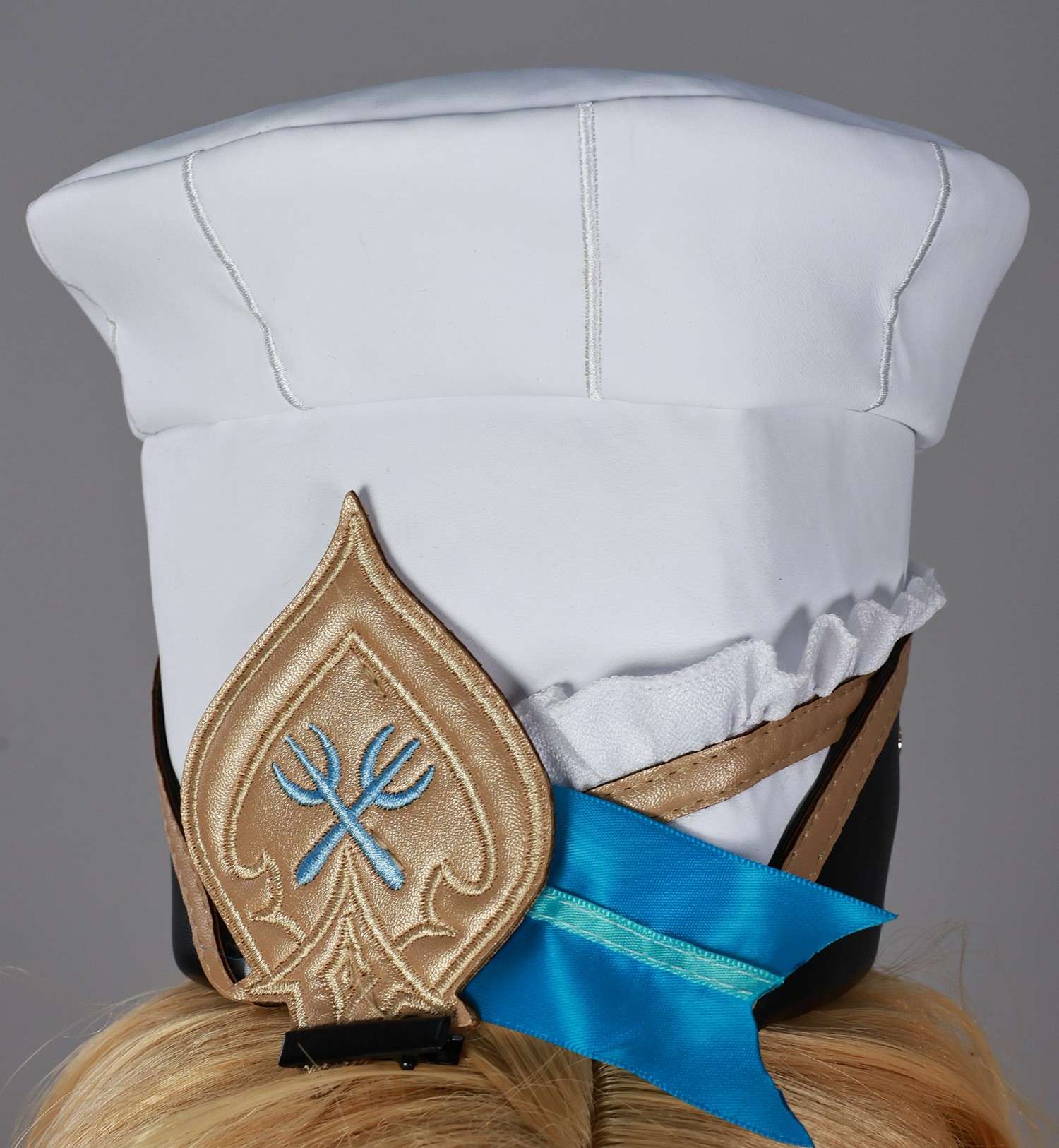 Close-up of Escoffier Cosplay Costume details