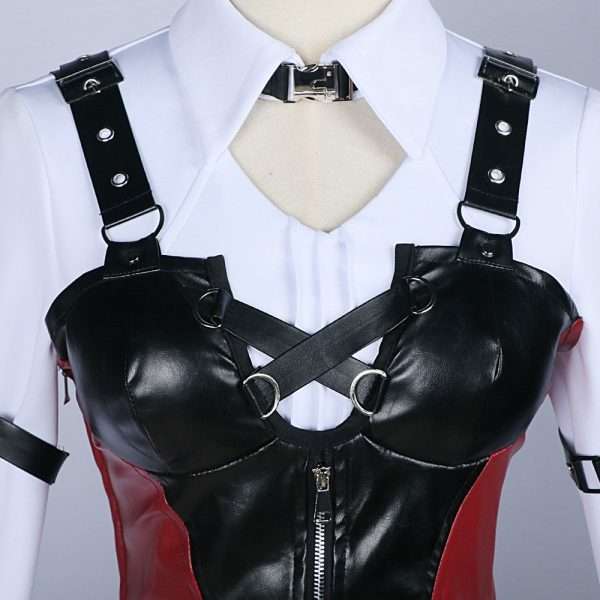 Grande plano de Love e DeepSpace Detalhes do fato de cosplay de DeepSpace Hunter