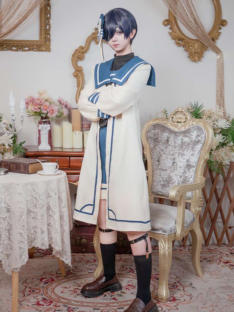 Ciel cosplay jelmez elölnézetből a Black Butlerből 