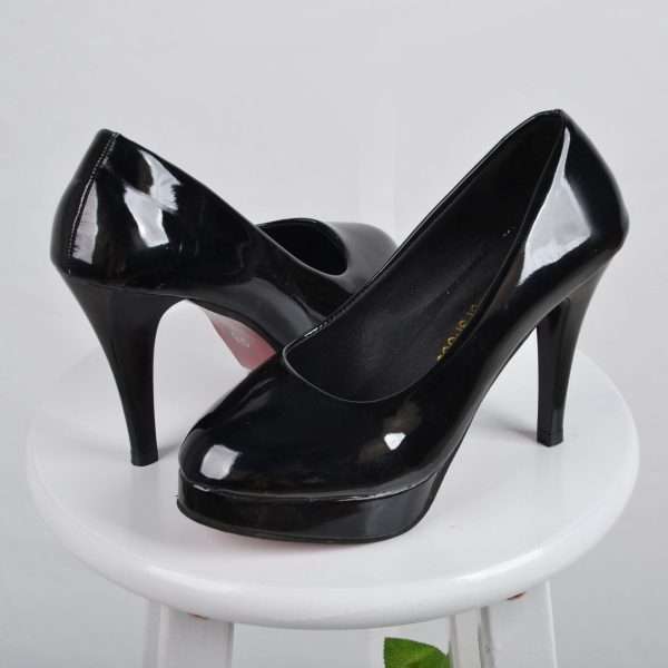 Black high heel shoes for Ciel Phantomhive cosplay