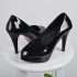 Black high heel shoes for Ciel Phantomhive cosplay